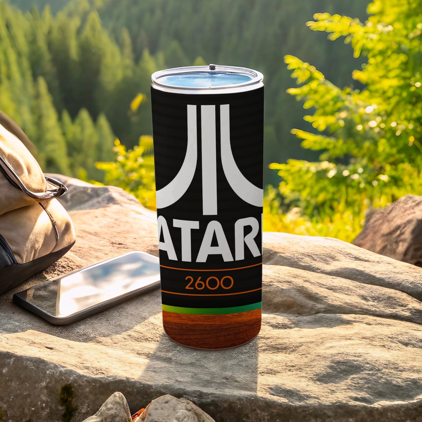 Atari 2600 Logo Retro Gaming Tumbler product type