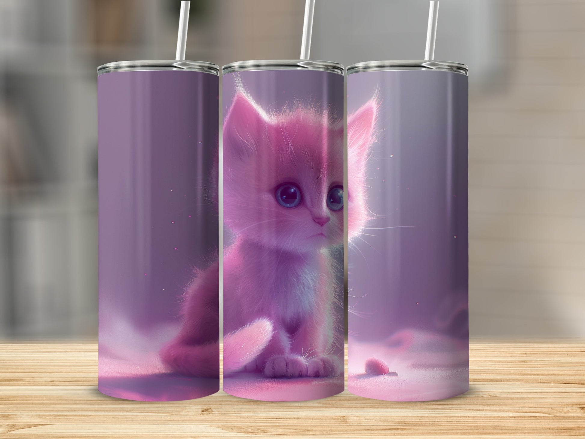 Cute Pink Kitten Big Eyes Purple Gradient Tumbler product
Kitten
Pink Kitten
Cute Cat
Big Eyes
Purple Design
Animal Lover
Pet Art
Feline Gift
Kawaii Art
Tumbler Cup
Drink Bottle
Insulated
Gift Idea
Kids Drinkware
Birthday Gift
Adorable Kitty
Fantasy Pet
Unique Tumbler
Vibrant Design
Cat Lover
