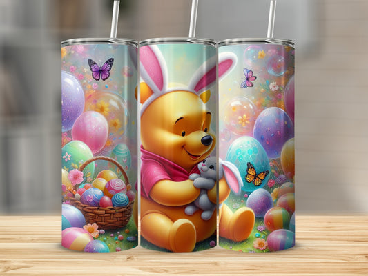 Winnie Pooh Easter Bunny Ears Colorful Eggs Spring product type
