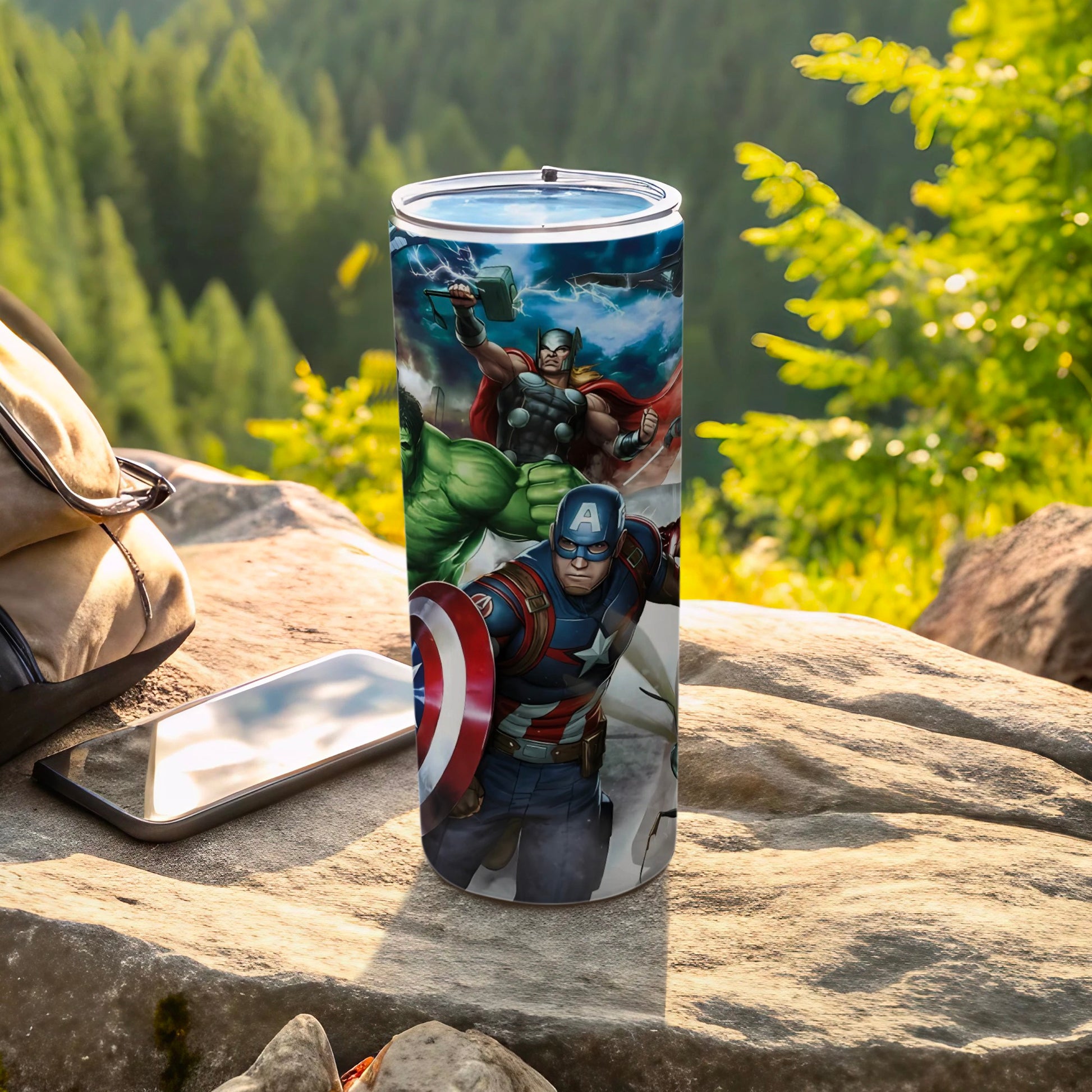 Superhero Adventure Insulated Travel Tumbler Cup