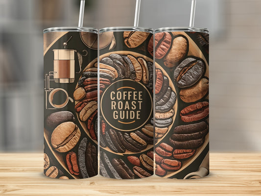 Coffee Roast Guide Design Insulated Tumbler Cup