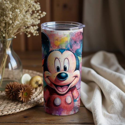 Mickey Mouse Colorful Art Insulated Tumbler Cup