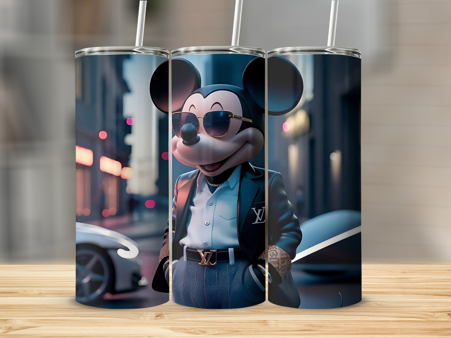 Cool Mickey Mouse in Sunglasses Tumbler Cup Product