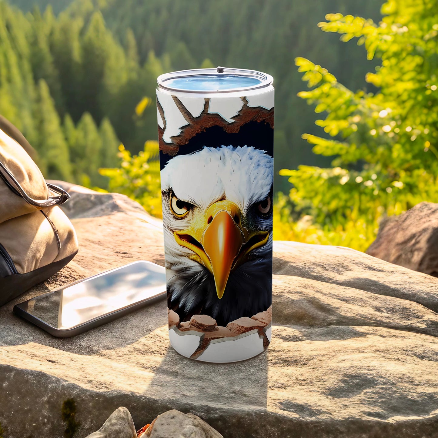 Fierce Bald Eagle Cracked Reveal Insulated Drink Tumbler product type

Bald Eagle
Eagle Design
Tumbler Cup
Drinkware
Wildlife Art
Nature Theme
Patriotic Gift
Bird Lover
Animal Graphic
Insulated Cup
Travel Bottle
Coffee Tumbler
Unique Drinkware
Majestic Eagle
Fierce Animal
Cracked Print
Eagle Head
American Eagle
Gifting Idea
Beverage Holder