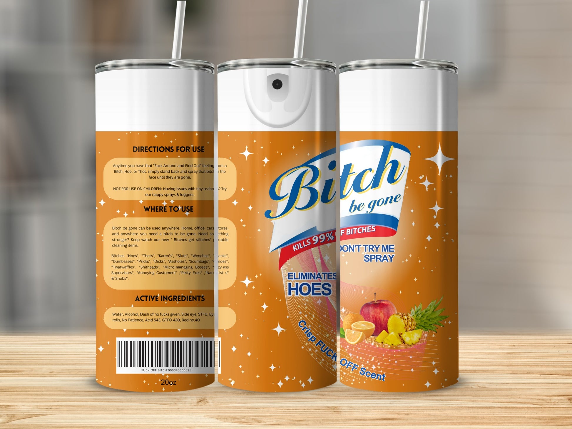 Bitch Be Gone Kills 99% Eliminates Hoes 200z Spray