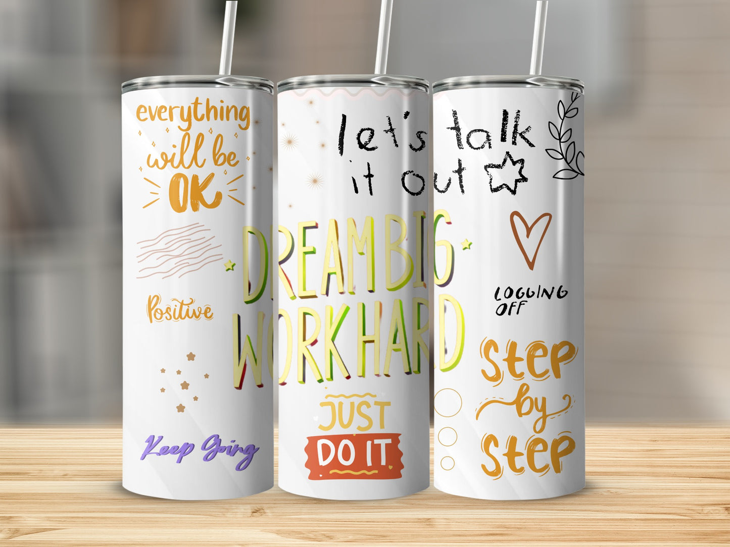 Motivational Quotes Tumblers for Daily Inspiration