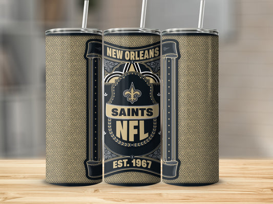 New Orleans Saints NFL Est 1967 Sports Team Tumbler