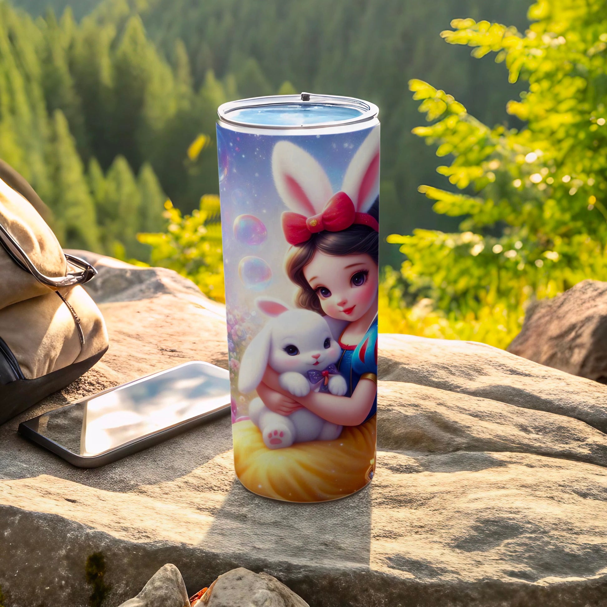 Cute Cartoon Girl Bunny Rabbit Tumbler Beverage product type