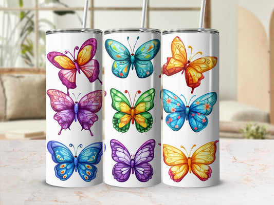 Rainbow Butterflies Pattern Tumbler Cup product type
Butterfly Tumbler
Vibrant Butterflies
Colorful Drinkware
Insect Design
Nature Inspired
Spring Butterflies
Summer Drinkware
Animal Theme
Unique Tumbler
Gift Idea
Outdoor Cup
Travel Mug
Drink Container
Reusable Tumbler
Pretty Butterflies
Whimsical Art
Purple Butterfly
Blue Butterfly
Yellow Butterfly
Green Butterfly