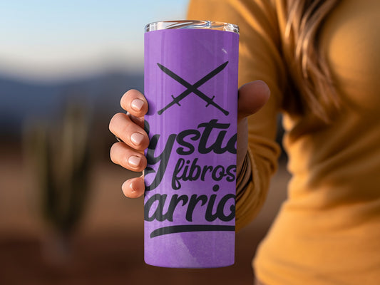 Cystic Fibrosis Warrior Purple Tumbler Drinkware