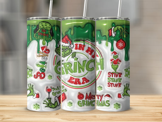 In My Grinch Era Christmas Holiday Tumbler Product