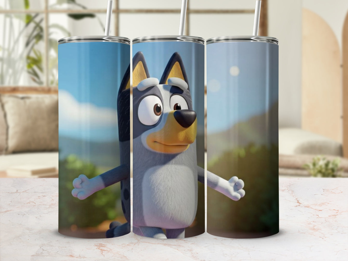 Cute Animated Character Tumbler for Kids Drinkware