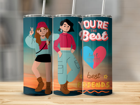 Best Friends You're the Best Tumblers Perfect Gift