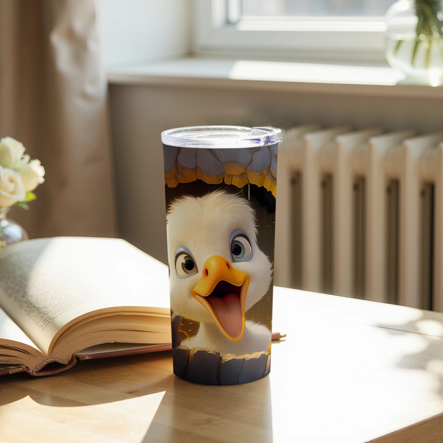 Cute Cartoon Duckling Bursting Broken Shell Tumbler product type
Baby Duck Tumbler
Cartoon Duck Cup
Cute Animal Drinkware
Funny Duckling Design
Cracked Shell Art
Happy Bird Tumbler
Whimsical Tumbler
Unique Gift Idea
Character Drink Cup
Adorable Duckling
Duck Lover Tumbler
Travel Drinkware
Insulated Tumbler
Everyday Beverage
Novelty Drink Holder
Graphic Design Cup
Eye Catching Drink
Bird Themed Tumbler
Animated Creature
Custom Tumbler