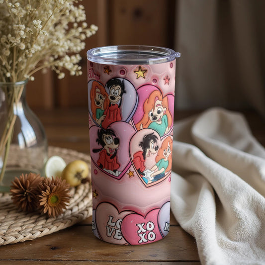 Heartwarming Cartoon Characters Tumbler for All Occasions