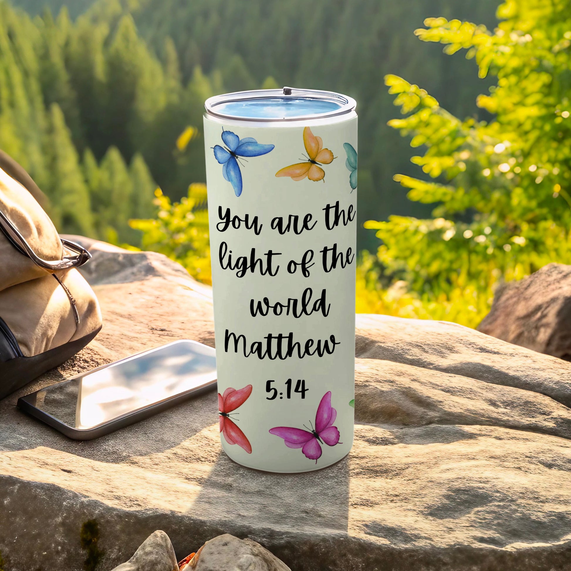 You Are the Light of the World Matthew 5:14 Tumbler