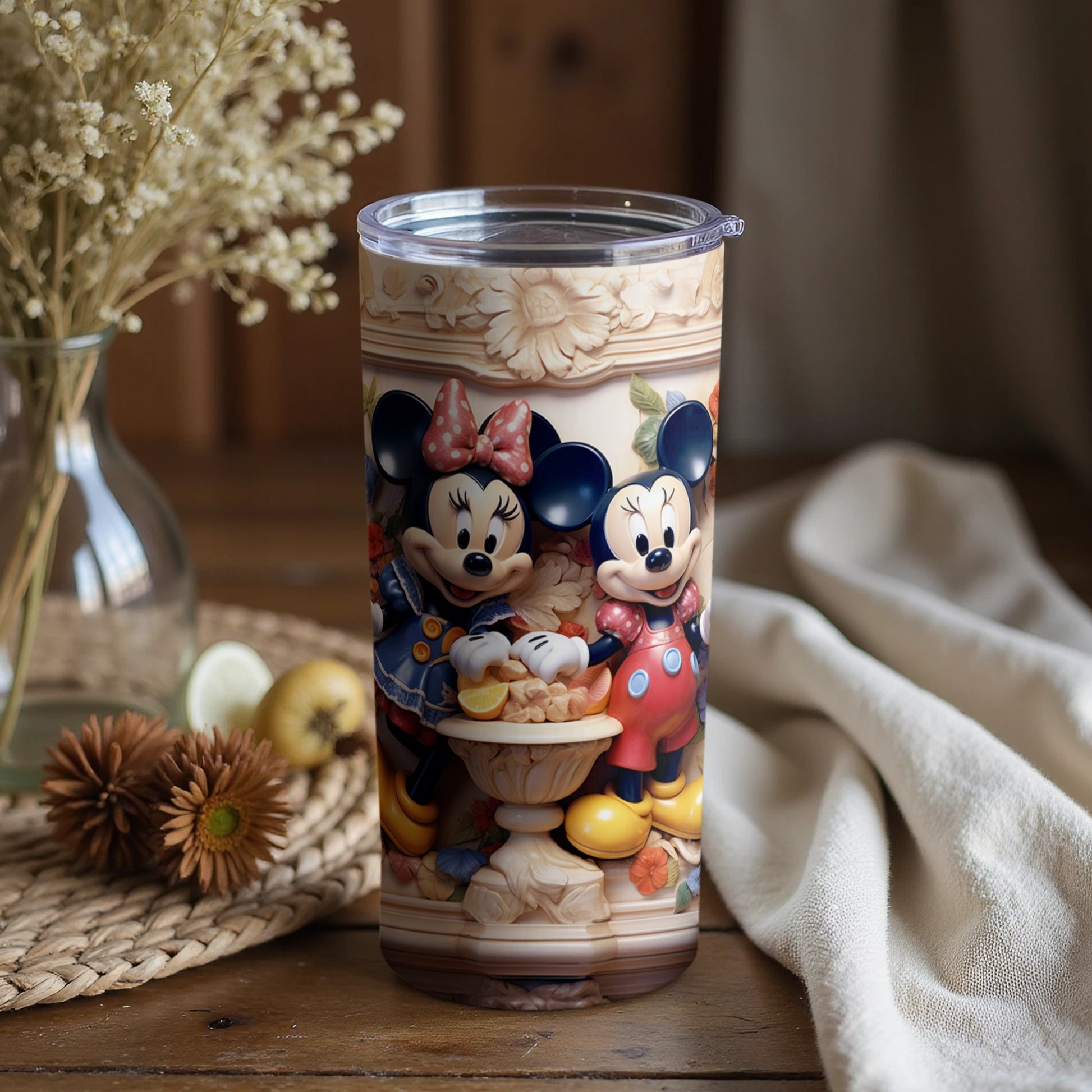 Disney Characters Decorative Drinkware Tumbler