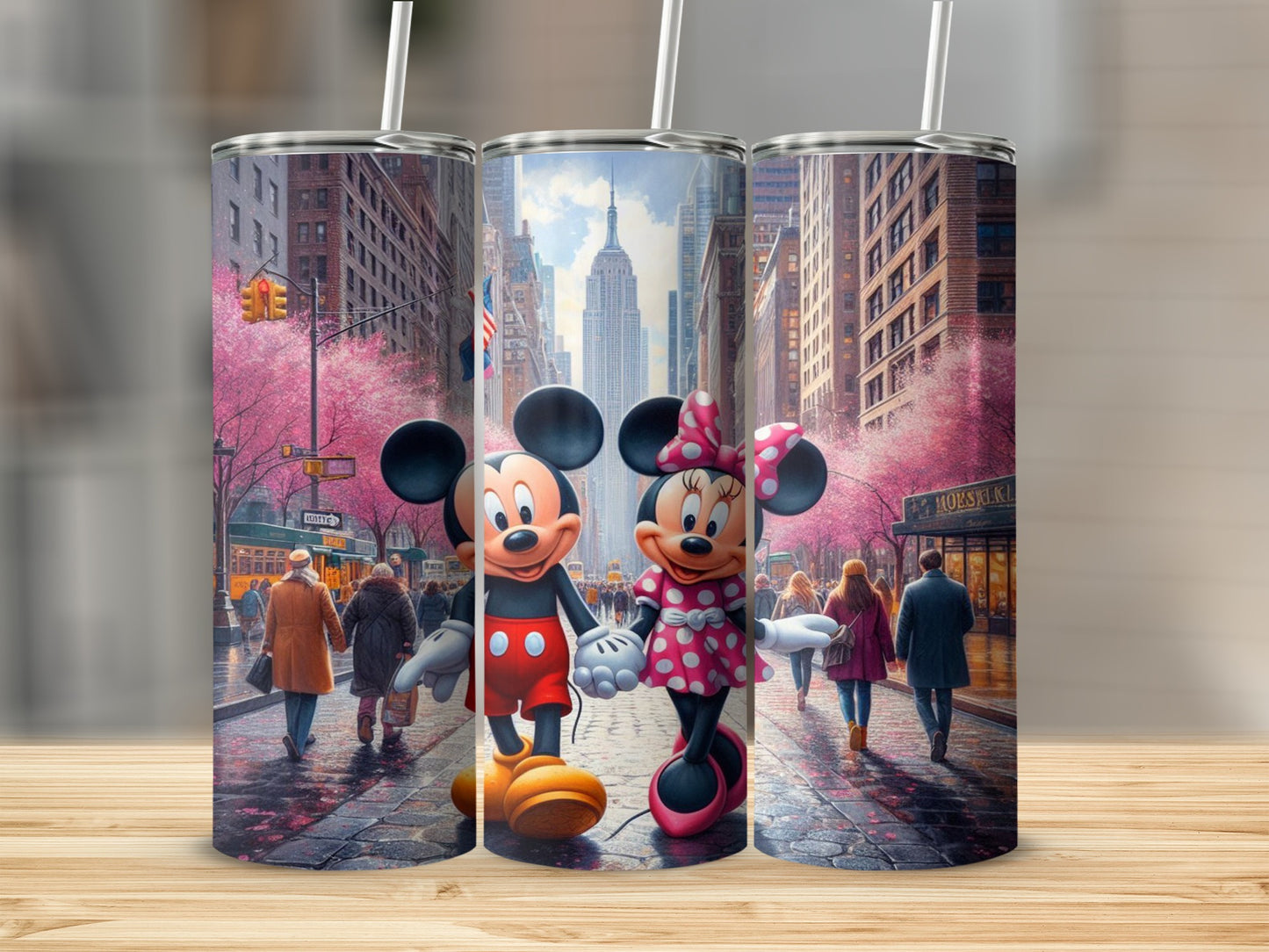 Mickey and Minnie Urban Adventure Tumbler
