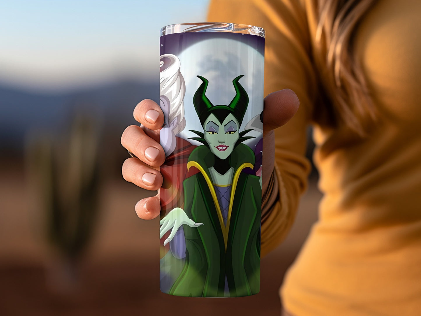 Iconic Villain Character Art Tumbler for Fans