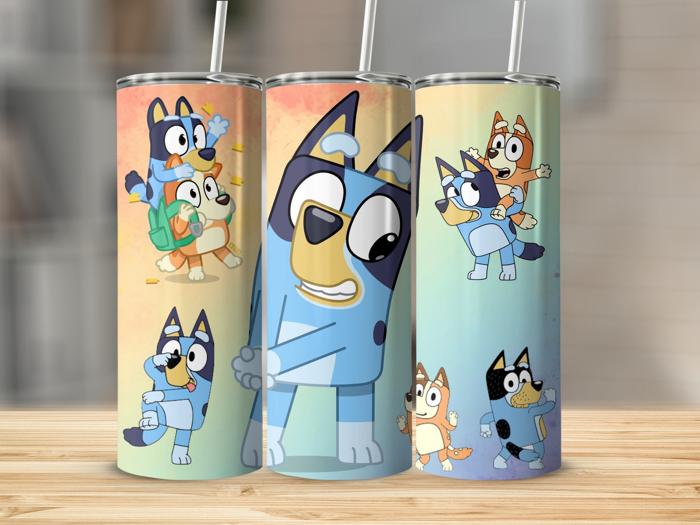 Cartoon Kids Tumbler with Straw for Fun Drink Time