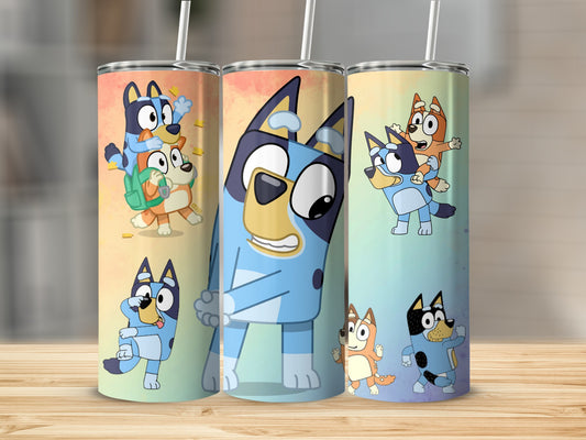 Cartoon Kids Tumbler with Straw for Fun Drink Time
