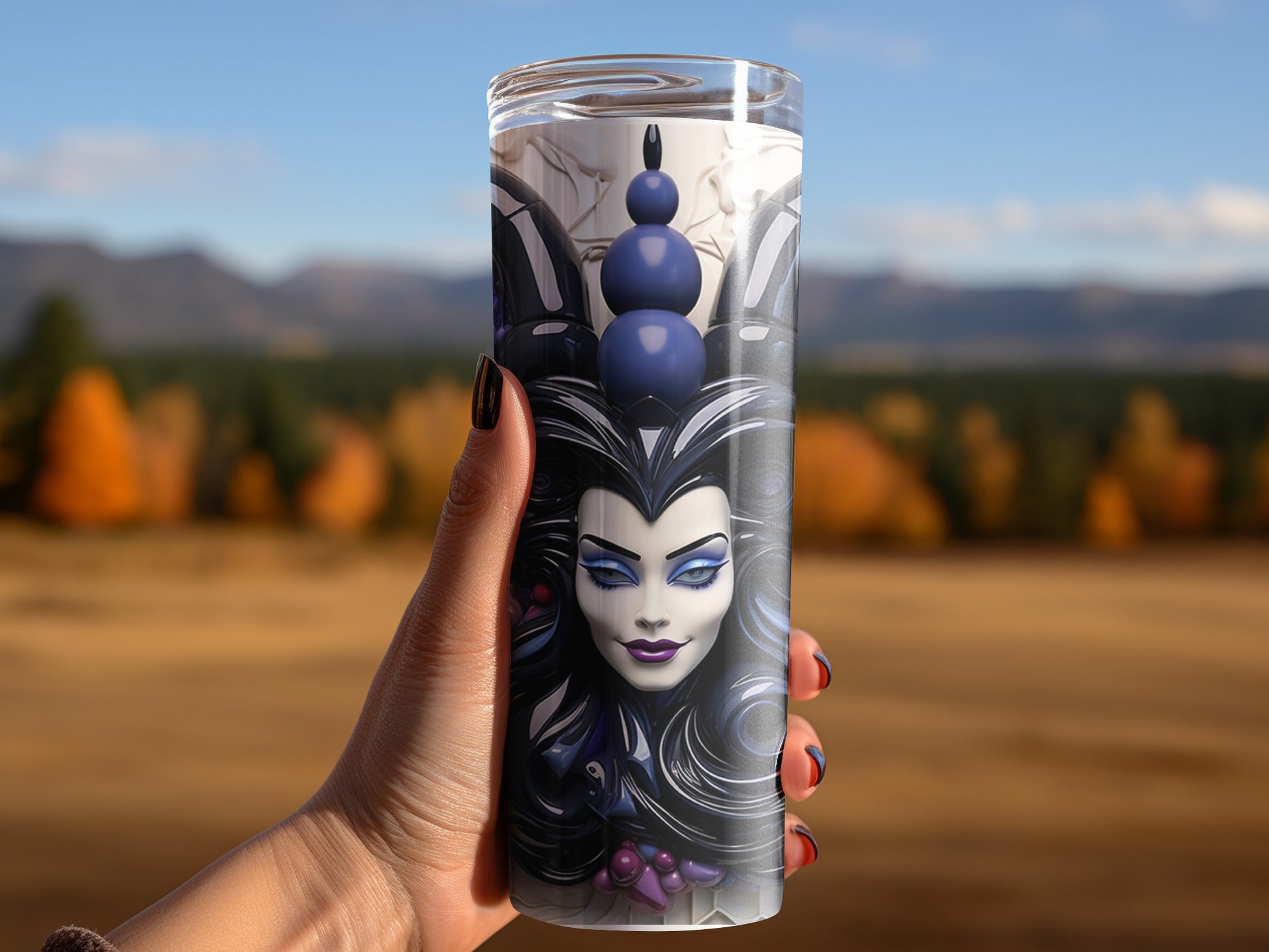 Enchanting Wicked Queen Tumbler Beautiful Design