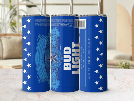 Bud Light Texan Blue Stars Tumbler product type