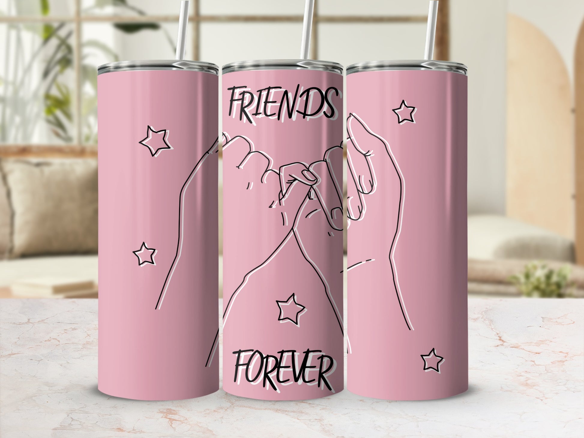 Friends Forever Pinky Promise Tumbler Flask Product