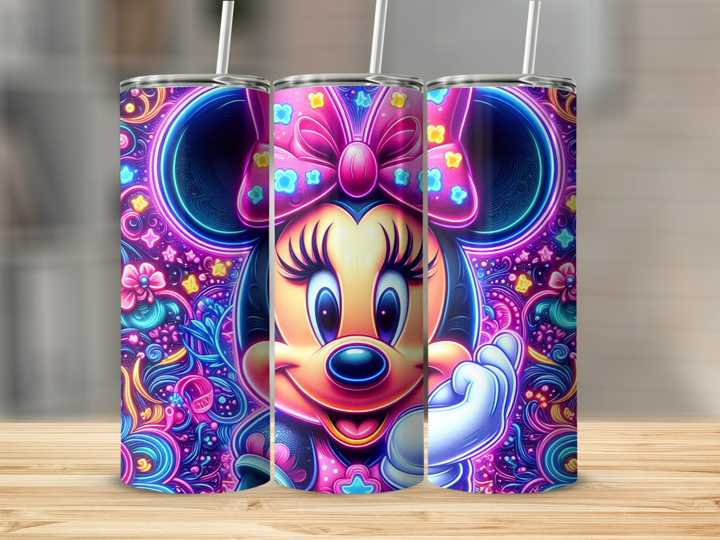 Bright and Colorful Minnie Mouse Tumbler product