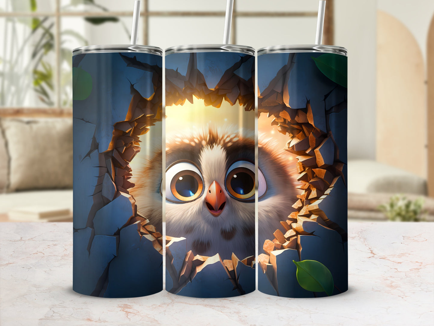 Fluffy Owl Shattered Wall Bright Light Big Eyed product type
owl, cute owl, cartoon owl, fluffy owl, big eyes, shattered wall, cracked wall, breaking through, peekaboo, bright light, animal art, bird art, fantasy creature, unique design, illustration, whimsical, adorable, digital art, funny owl, character design