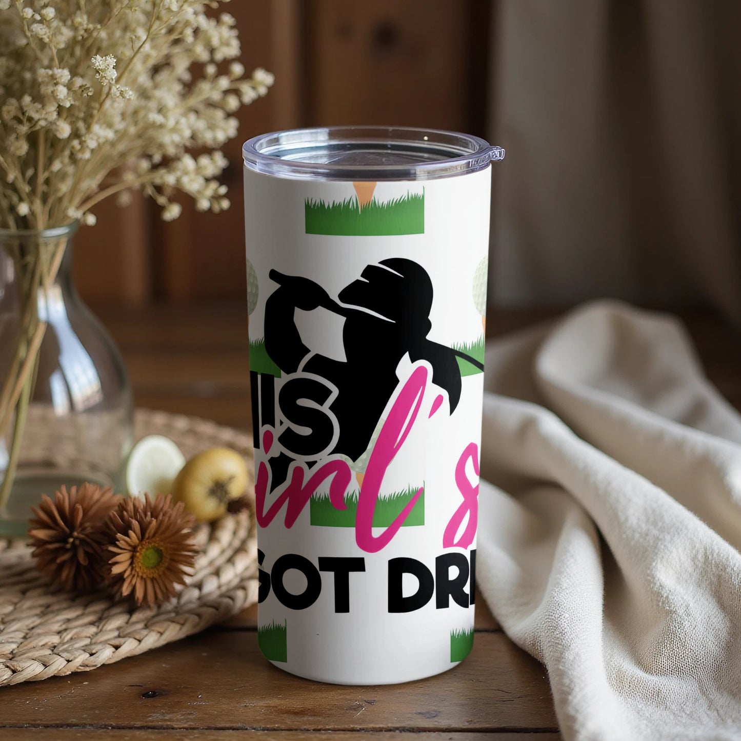 Girls Golf Drinkware for Enthusiasts and Fans