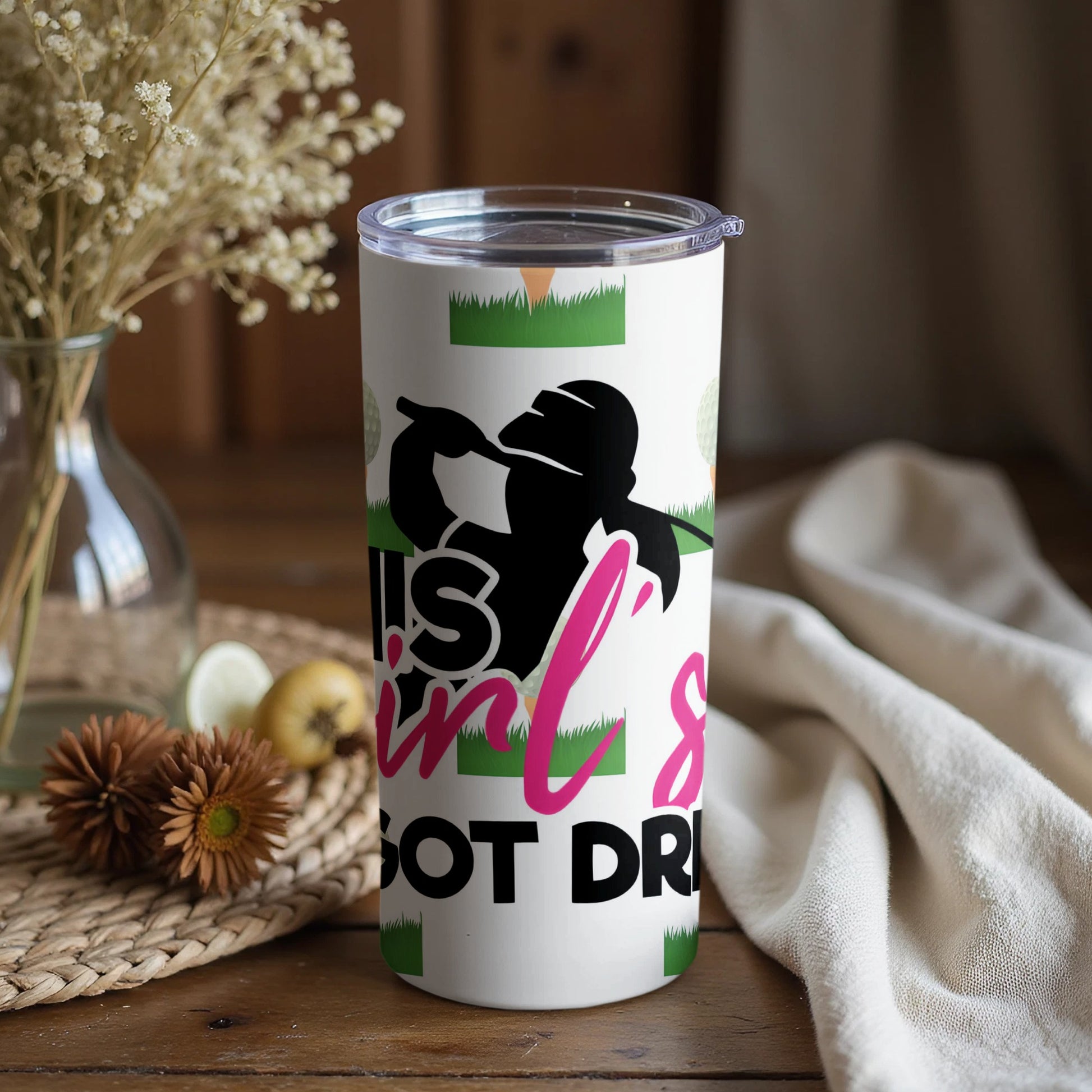 Girls Golf Drinkware for Enthusiasts and Fans