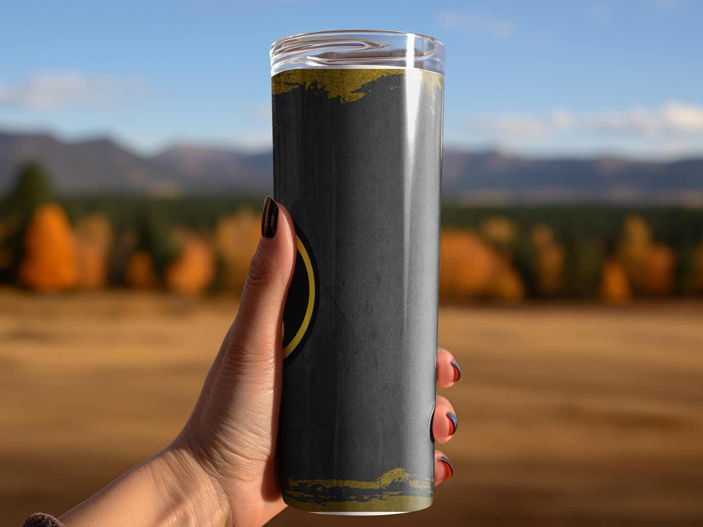 Awesome Batman Logo With Silhouette Background Tumblers