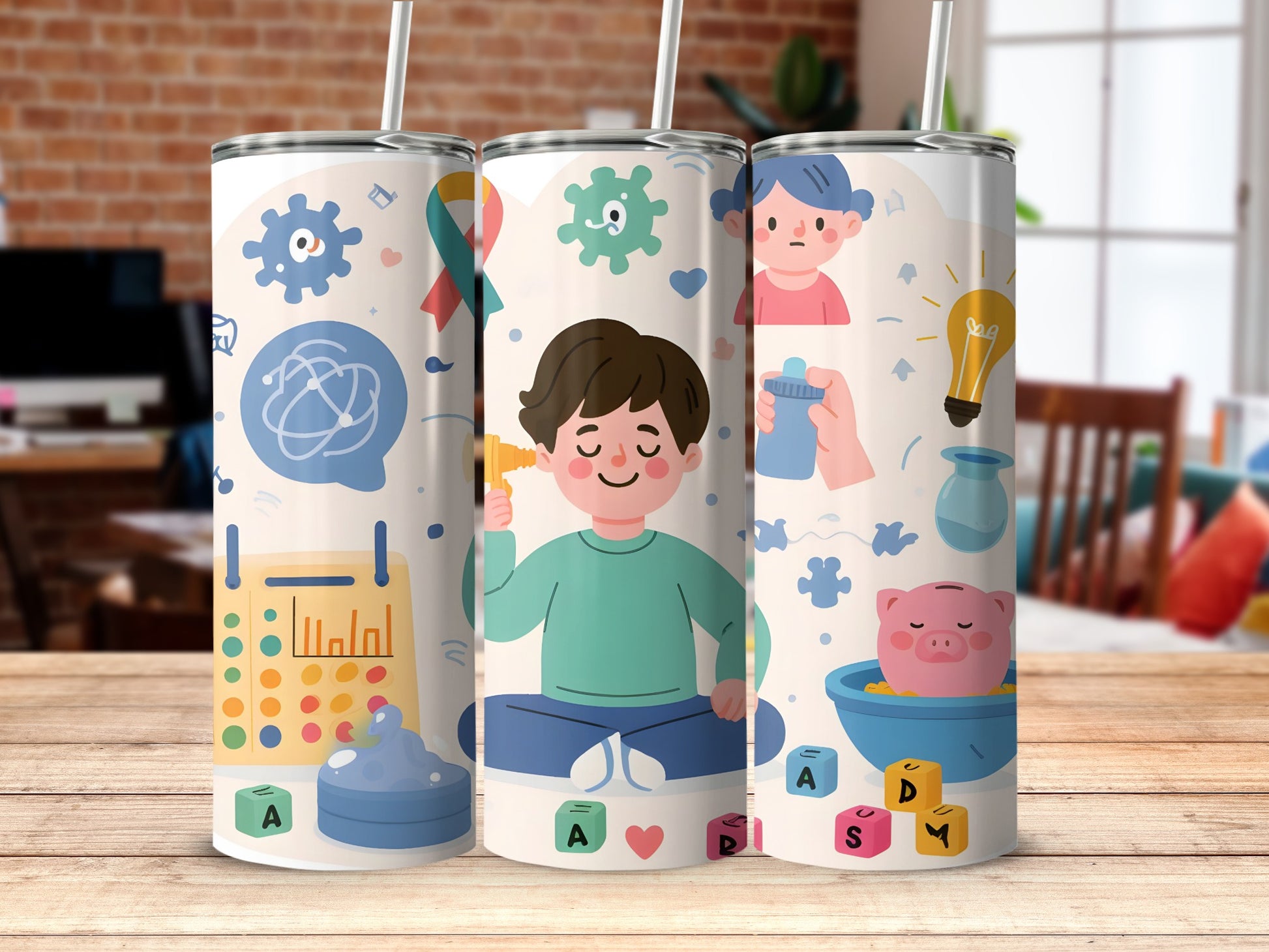 Educational Kids Design Custom Tumbler