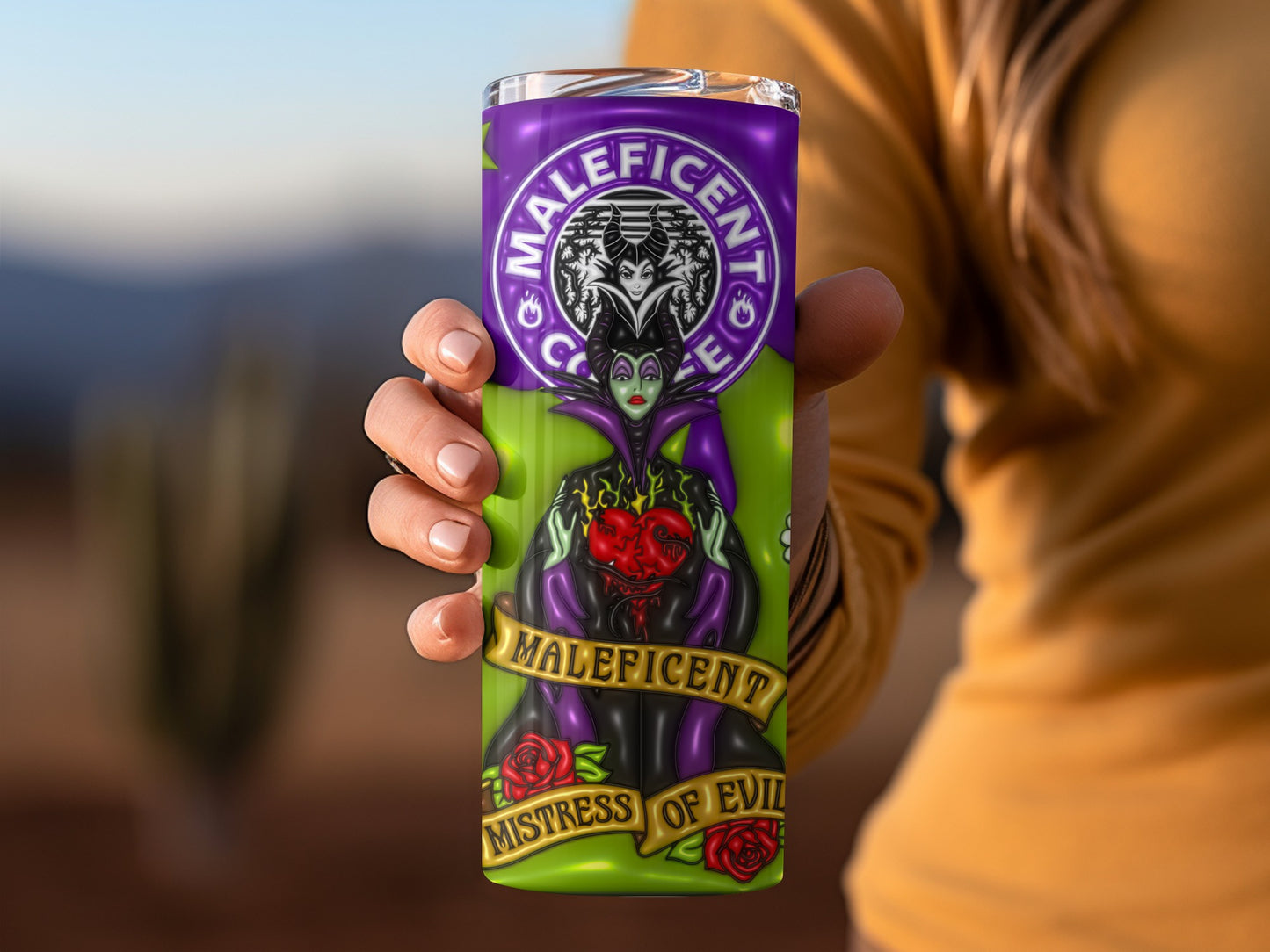Maleficent Mistress of Evil Design Insulated Tumbler