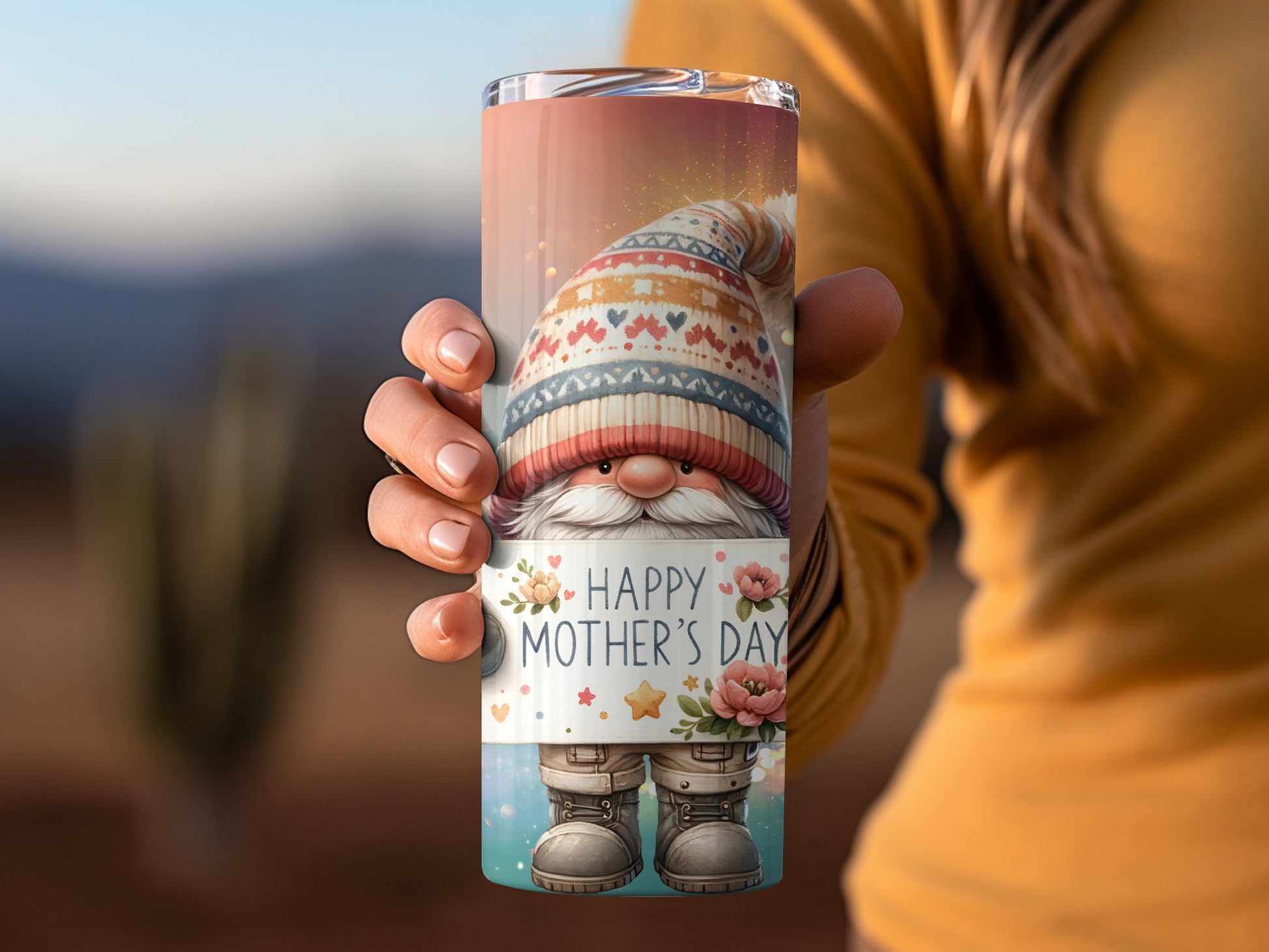 Happy Mother's Day Gnome Artwork Tumbler Product