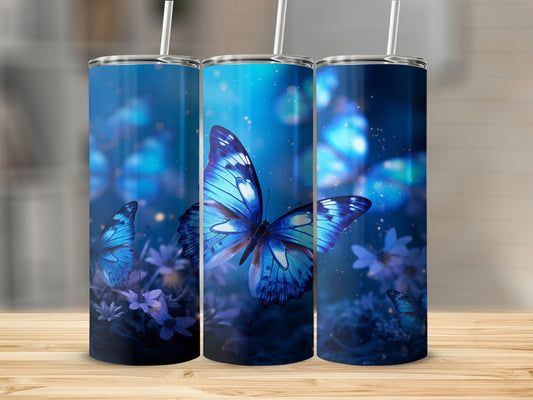 Blue Butterflies Flowers Glowing Design Skinny Tumbler product type
butterfly
blue butterfly
butterflies
blue flowers
floral design
nature print
glowing effect
mystical design
fantasy art
tumbler
skinny tumbler
drinkware
gift idea
unique design
beverage holder
butterfly garden
blue aesthetic
magical design
dark blue
purple flowers