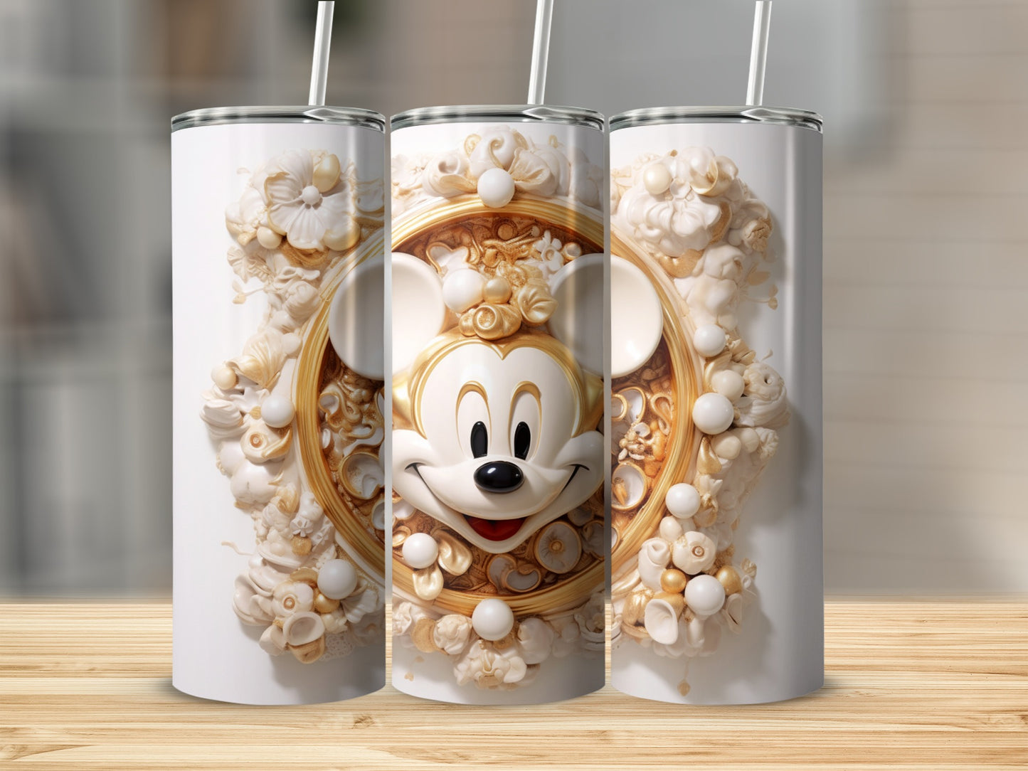Disney Inspired Mickey Mouse Decorative Tumbler