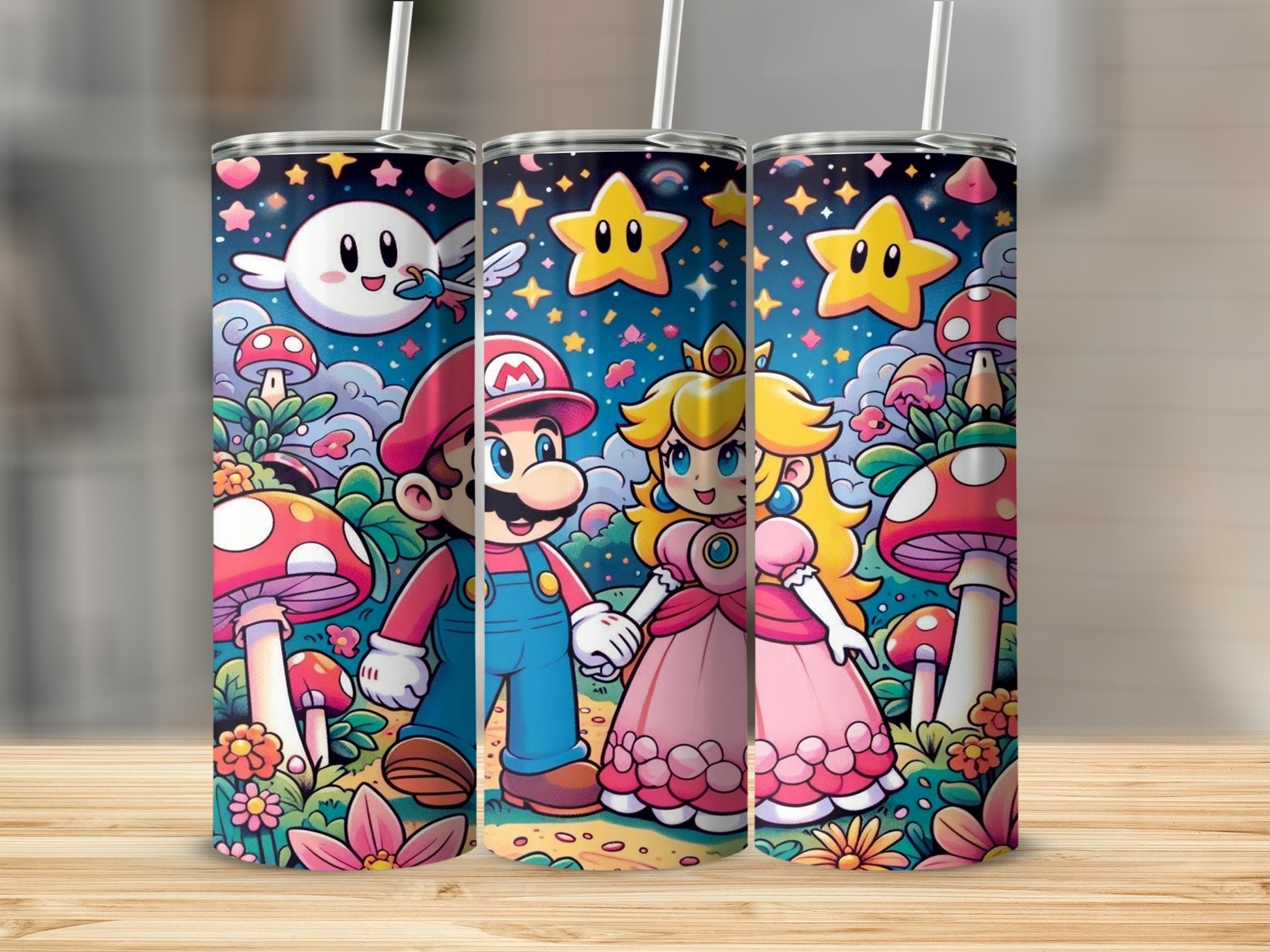 Colorful Cartoon Character Design Tumbler Cup