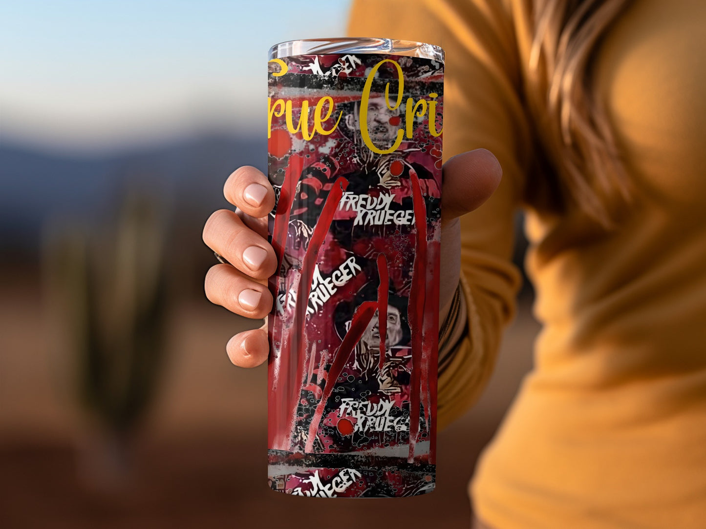 Freddy Krueger Horror Themed Travel Cup