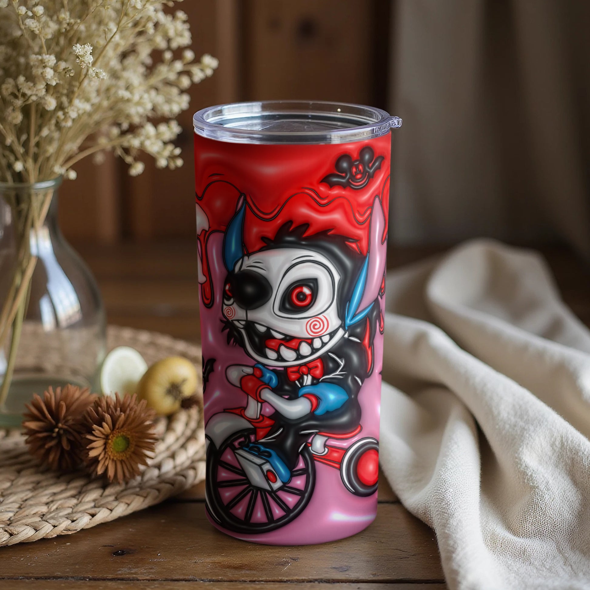 Vibrant Unique Monster Art Insulated Tumbler