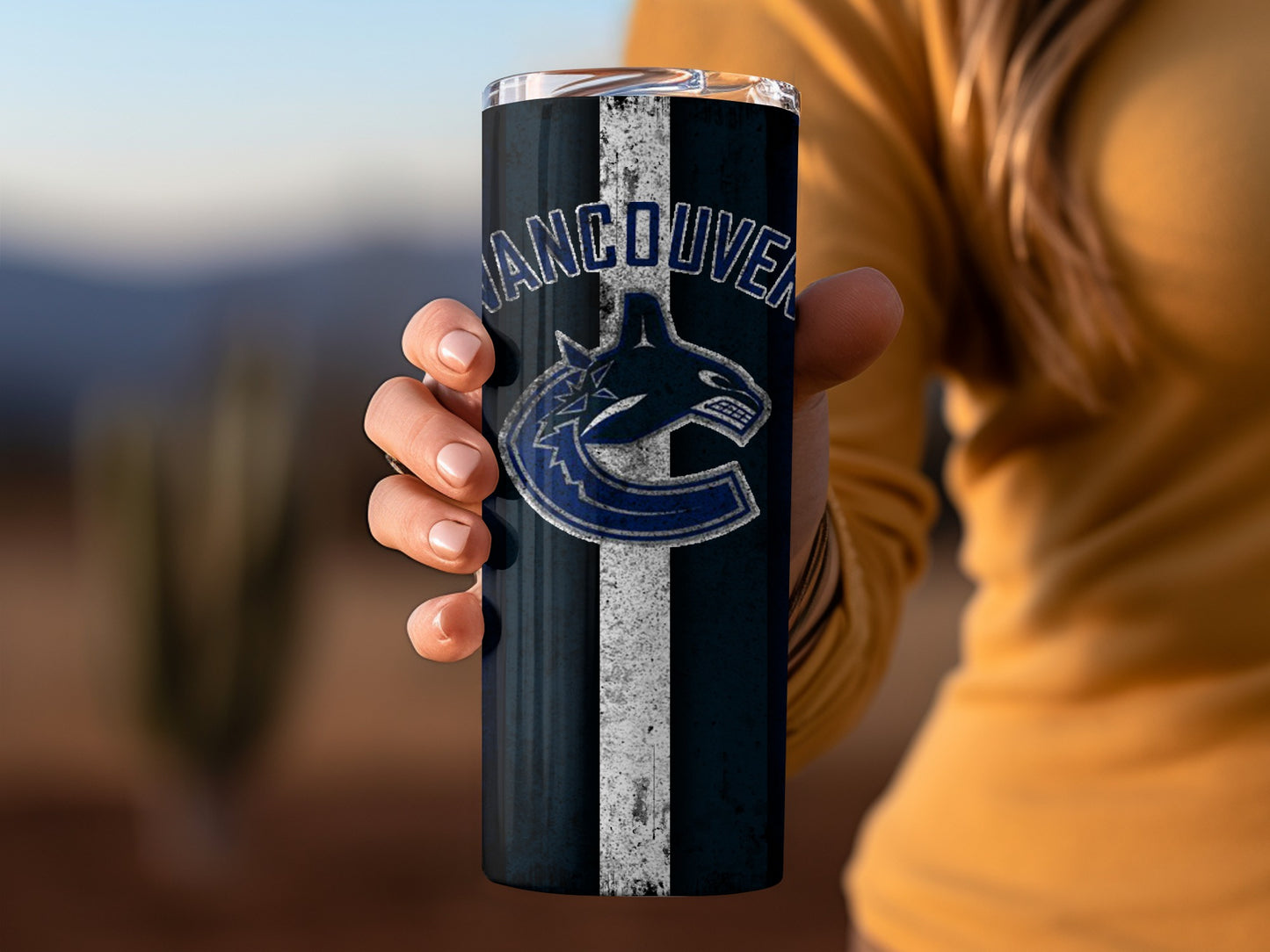Vancouver Canucks Travel Mug Stainless Steel Tumbler