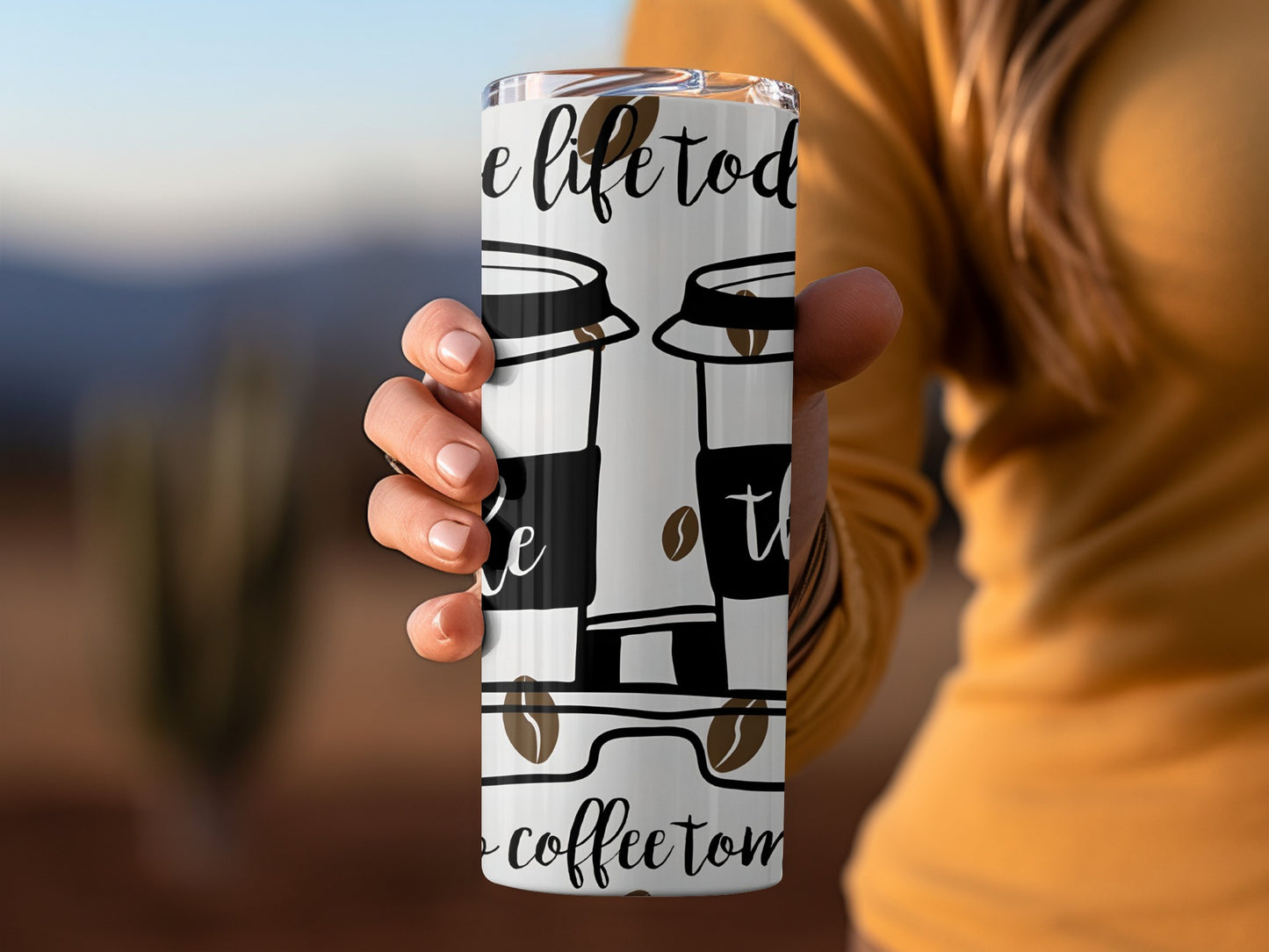 Life Today Coffee Tomorrow Travel Mug