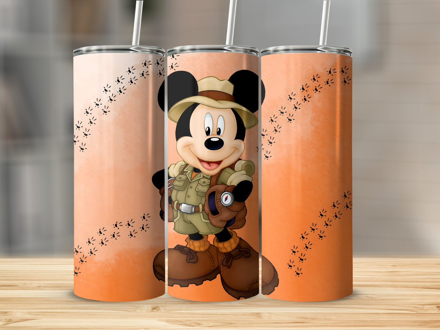 Explorer Mickey Mouse Adventure Tumbler Design