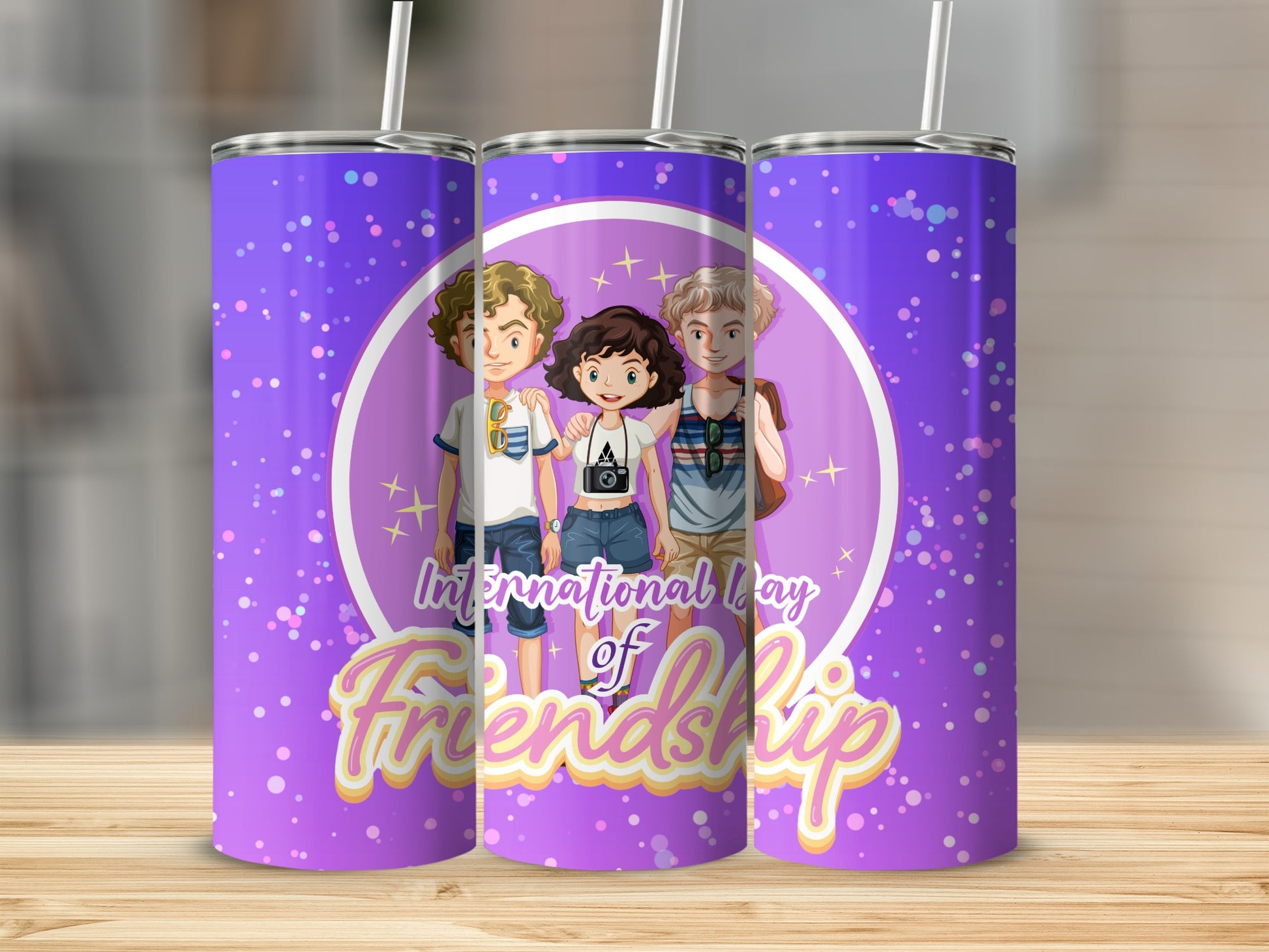 International Day of Friendship design tumbler