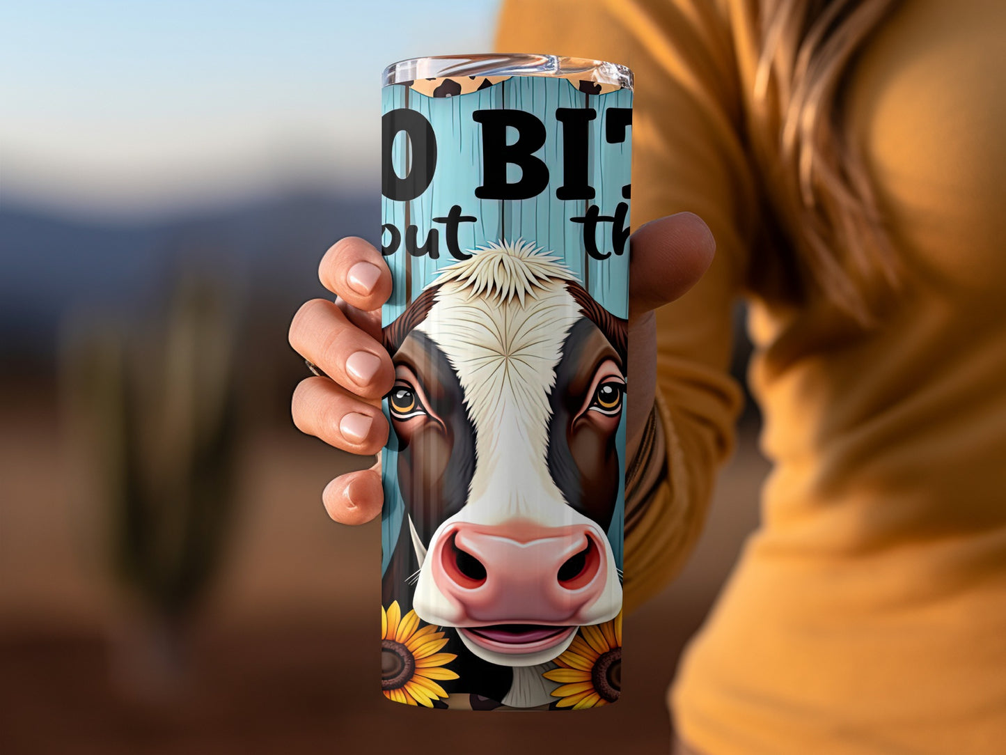 Funny Cow Design Full Wrap Tumbler 20oz Drinkware