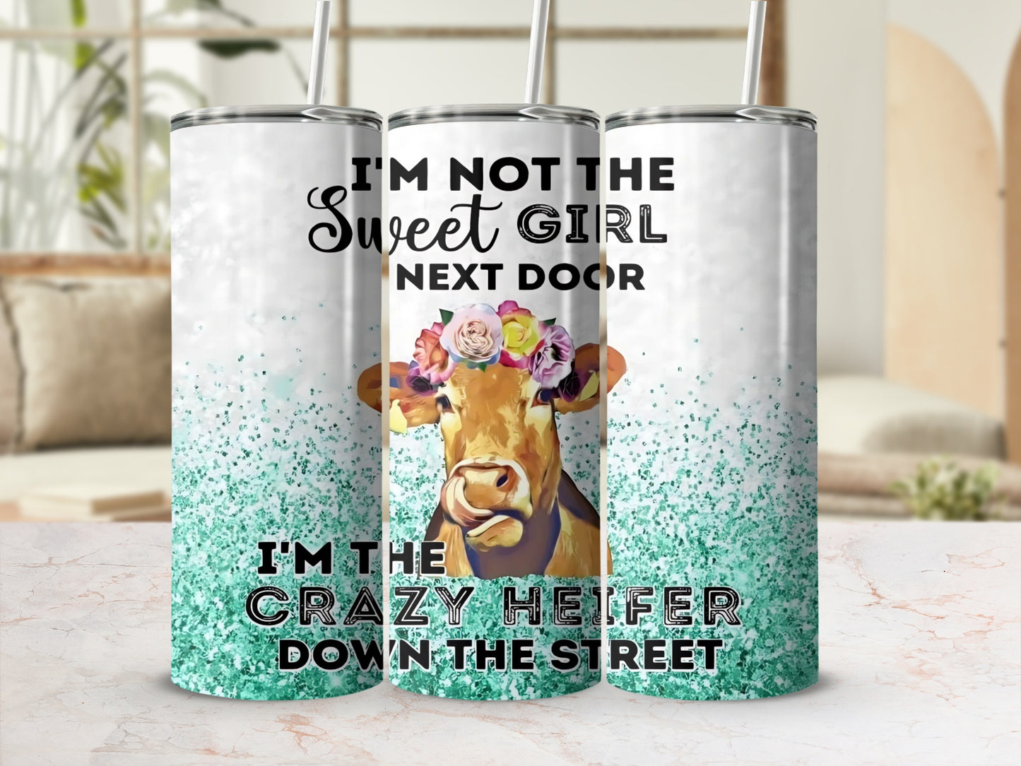 I'm Not The Sweet Girl Next Door Tumbler