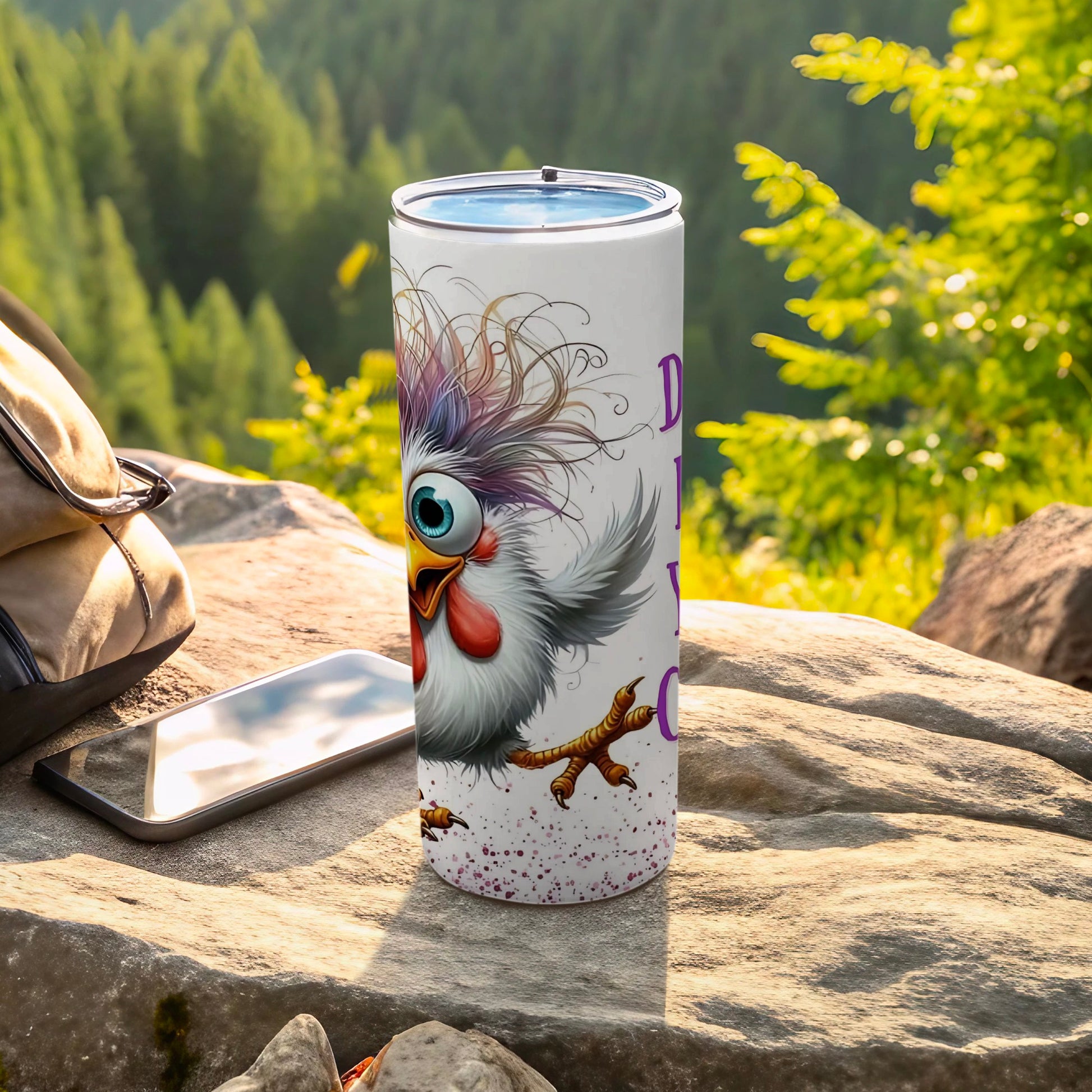 Funny Chicken Design Stainless Steel Tumbler