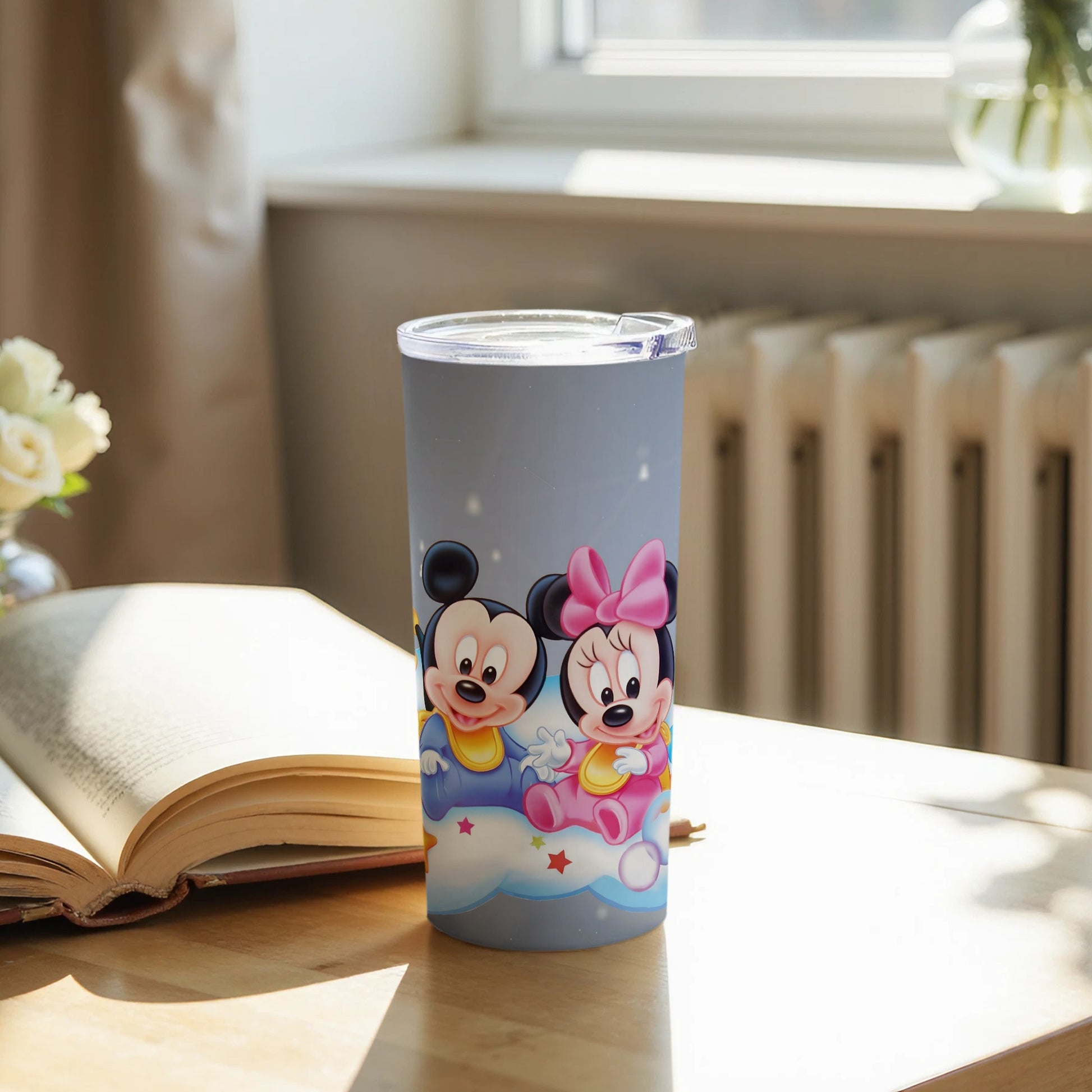 Adorable Mickey and Minnie Mouse Tumbler For Kids