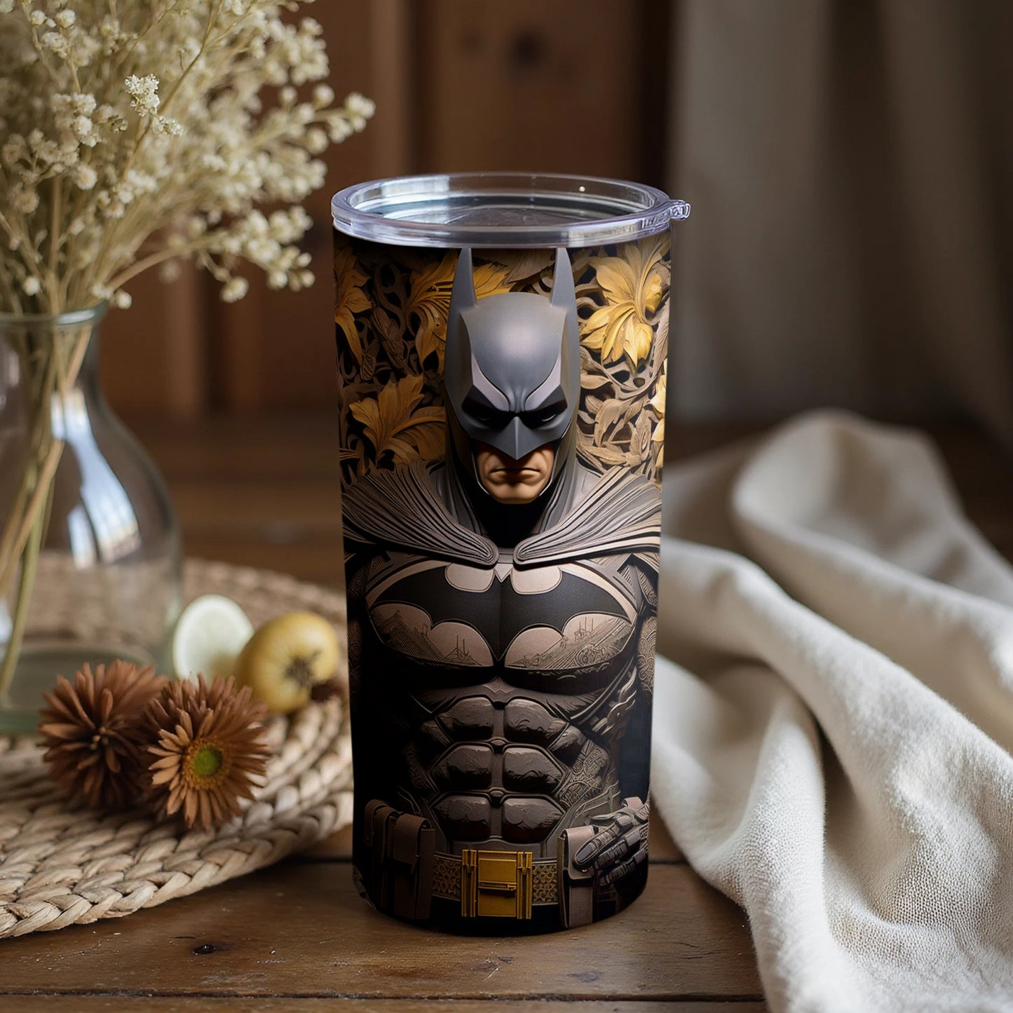 Heroic Cape Crusader Design Drinkware